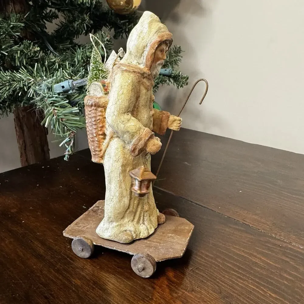 Bethany Lowe Santa Claus Father Christmas St. Nicholas Folk Art 6.5
